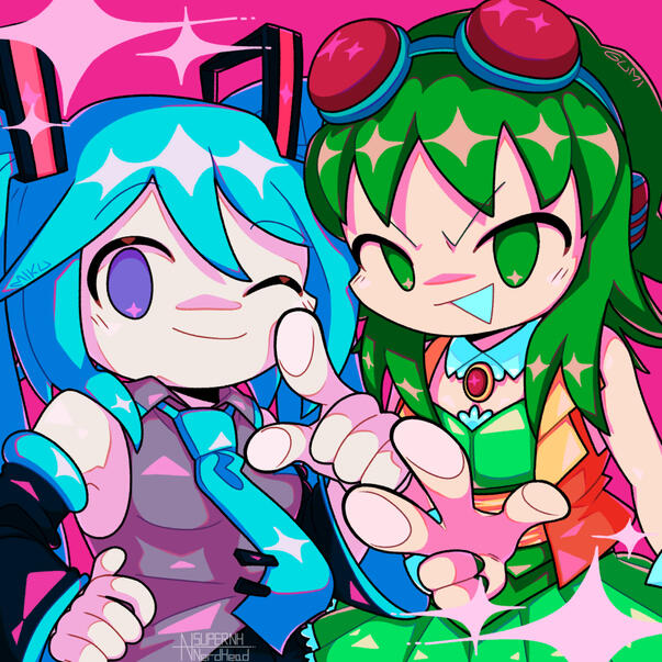 Miku and Gumi